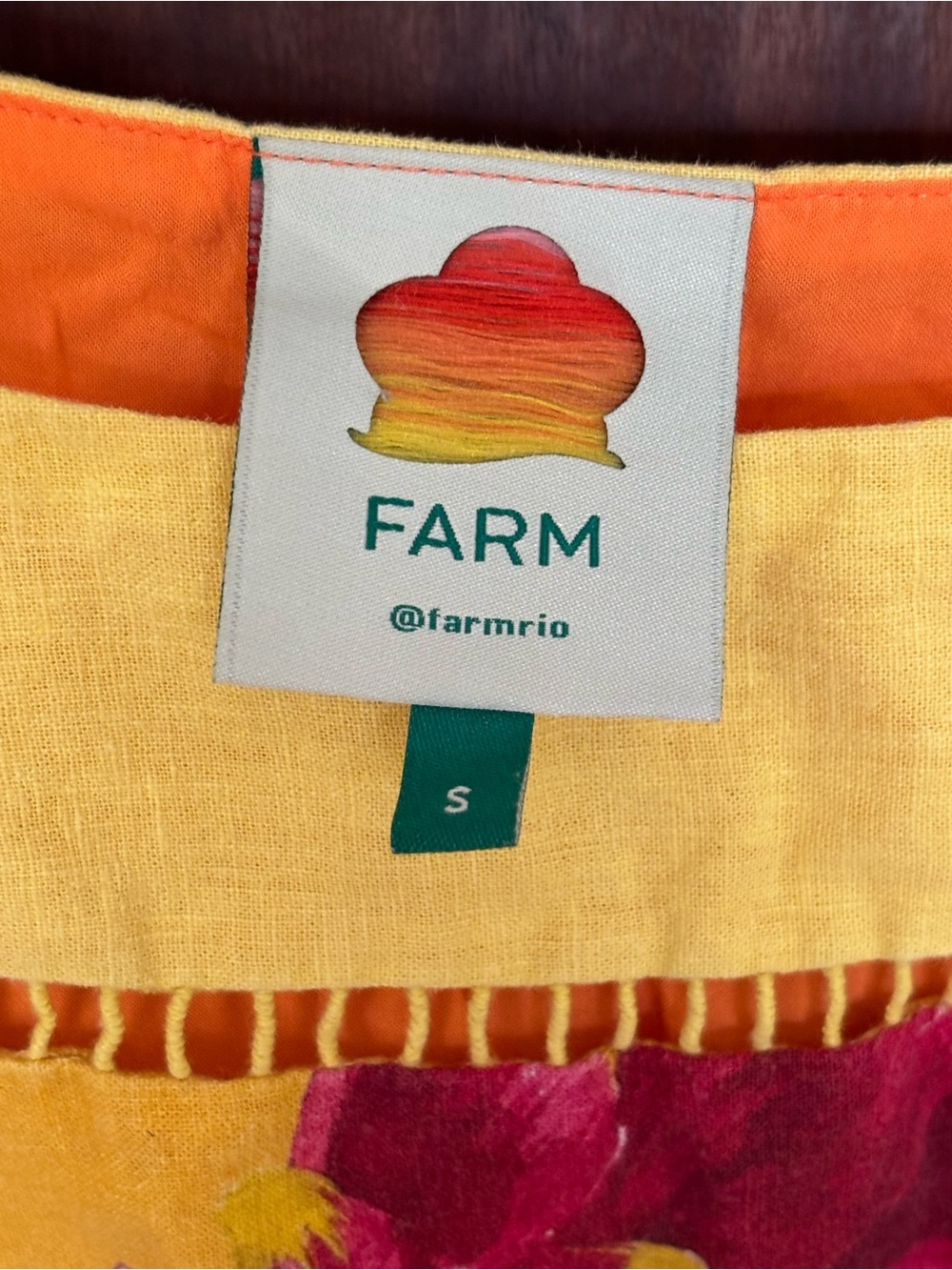 FARM Rio Patchwork Floral Cropped Top - Picture 3 of 7